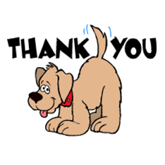 Dog License Thank You