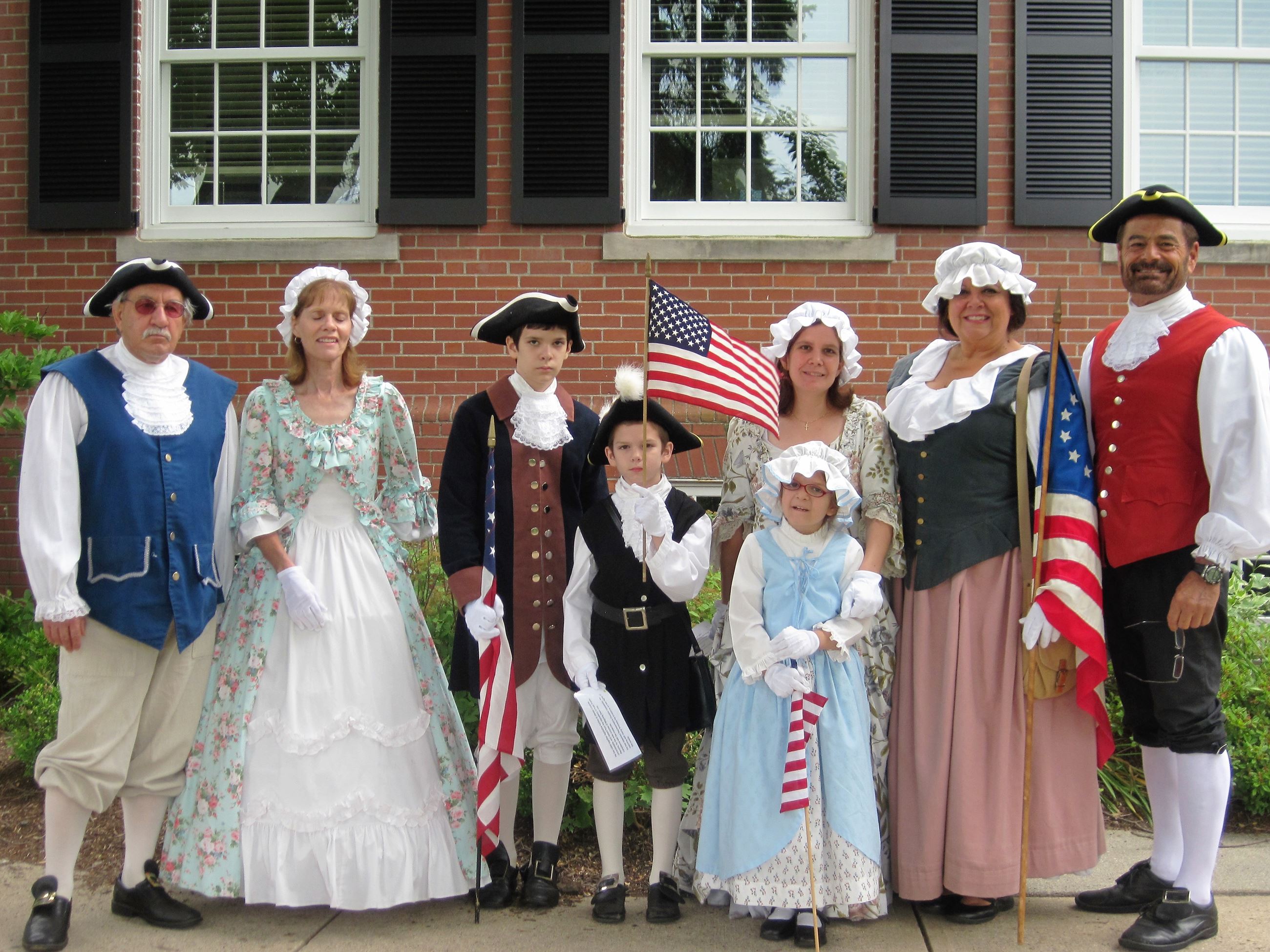 July 4 Colonists with John Adams 