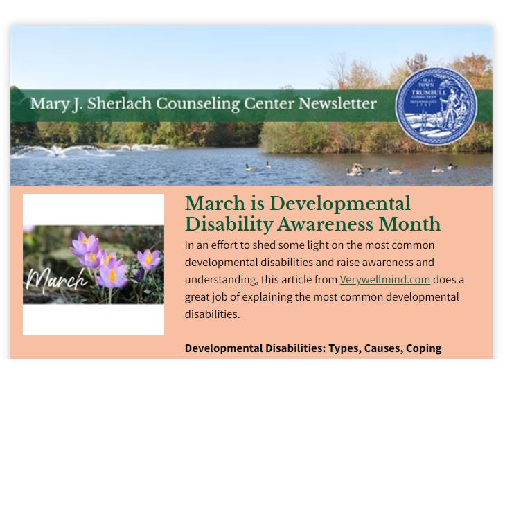 MJS Counseling Center Newsletter