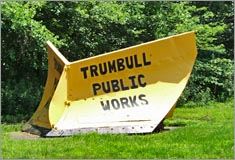 Trumbull Public Works Plow blade