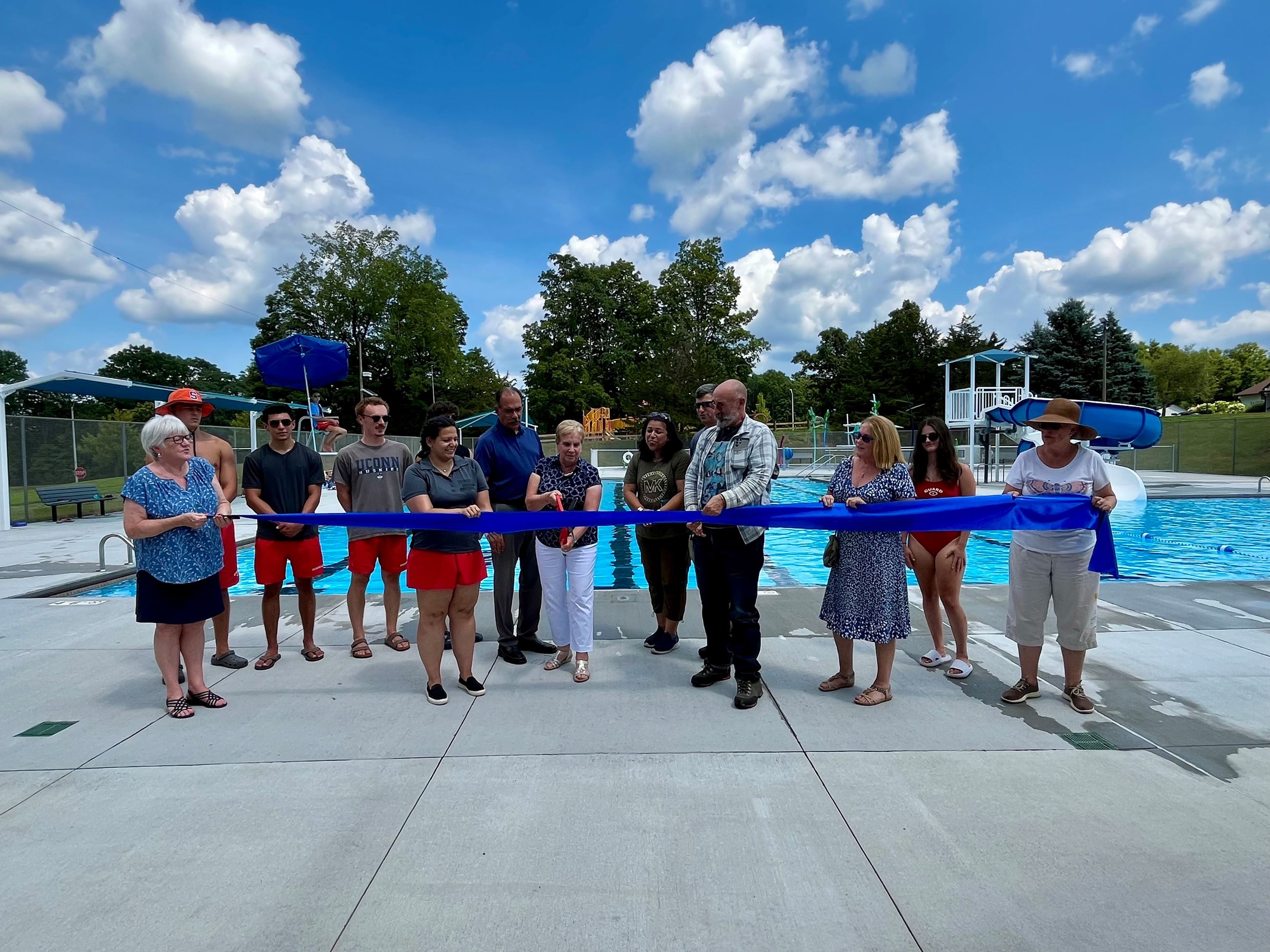 Tashua Pool Ribbon Cutting