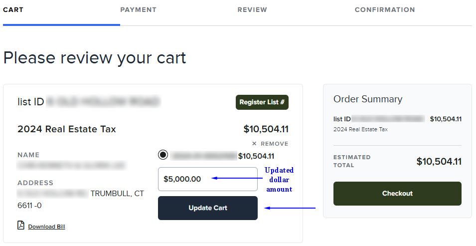 Partial Tax Payment Bill Update (JPG)